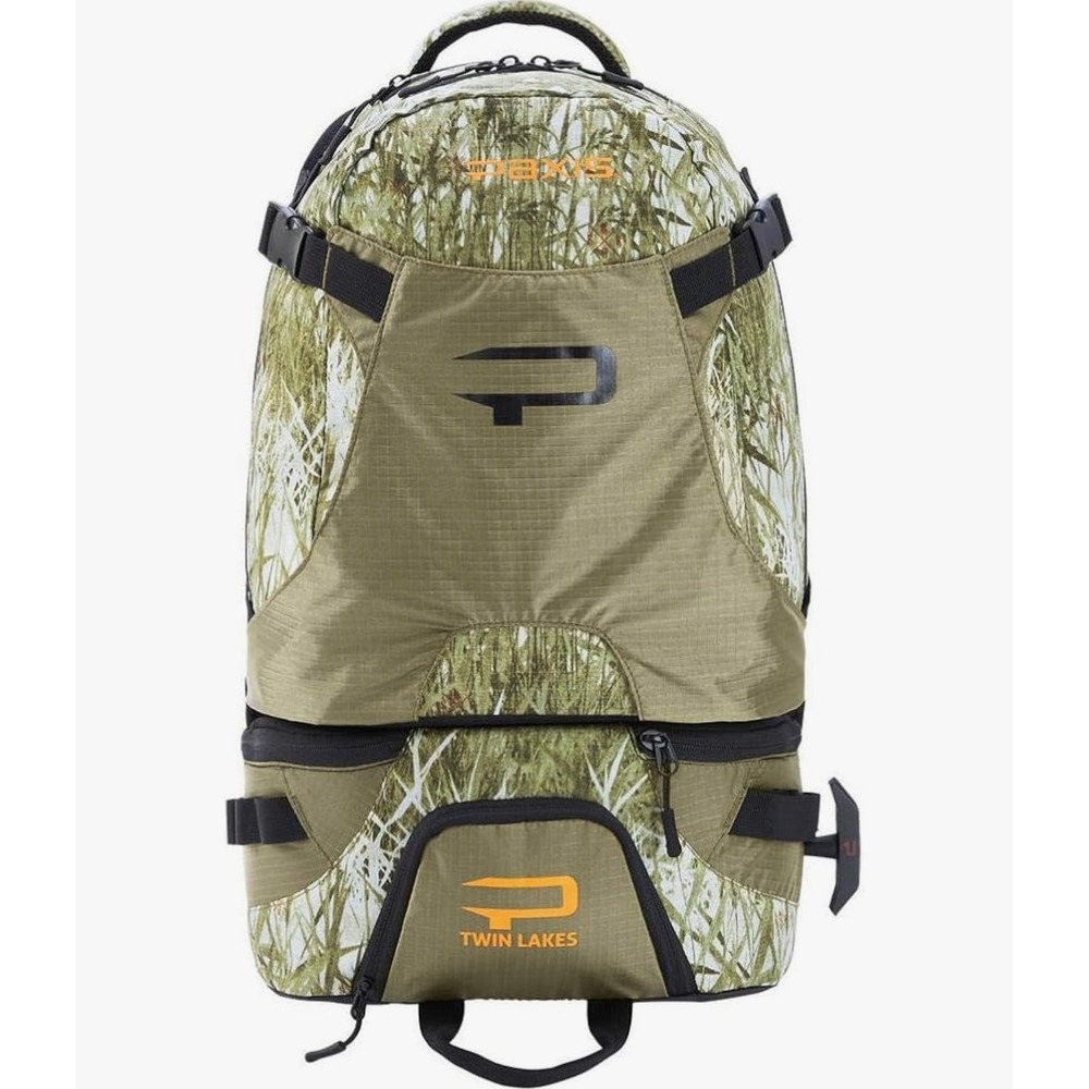 Paxis‎ Twin Lakes Camo Swing Arm Hiking Fishing Hunting Backpack 30 Liter NEW